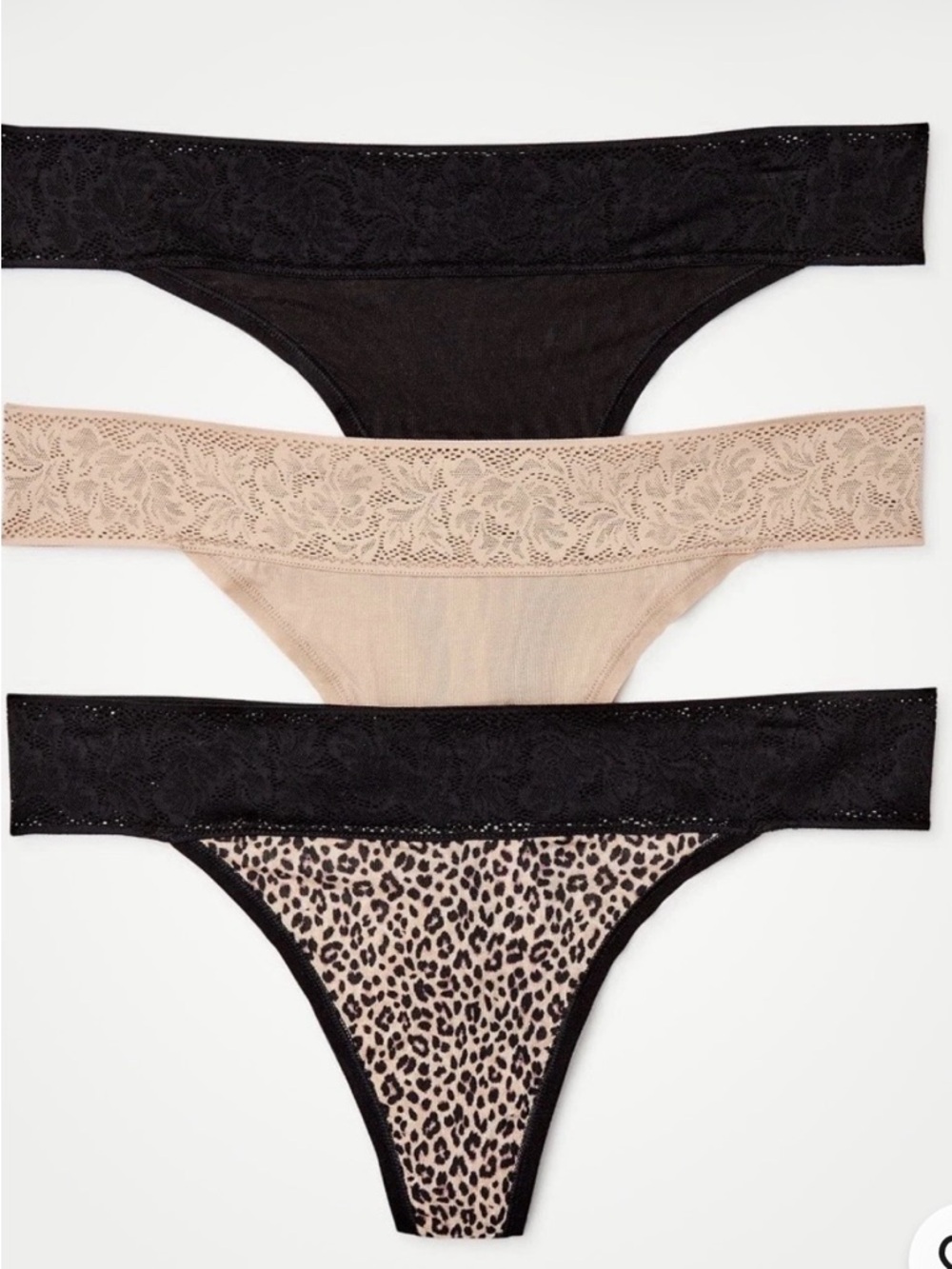Joyspun Modal and Lace Panties 3 Pack Size 2XL(20)